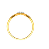 Stone Studded Fashionable Designed 18KT Womenâ€™s Gold Ring