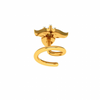 18KT (750) Yellow Gold and Diamond Nosepin for Women