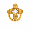 18KT (750) Yellow Gold and Diamond Nosepin for Women