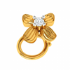 18KT (750) Yellow Gold and Diamond Nosepin for Women