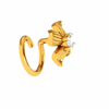 18KT (750) Yellow Gold and Diamond Nosepin for Women