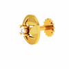 18KT (750) Yellow Gold and Diamond Nosepin for Women