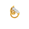 18KT Intricately Designed Diamond Nose Pin For You