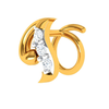 18KT Intricately Designed Diamond Nose Pin For You