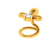 18KT Unique Design Gold & Diamond Nose Stud For You