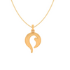 Elegant Yellow Gold Pendant