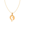 Elegant Yellow Gold Pendant