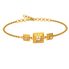 Three Square Diamond Bracelet