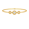 Golden Diamond Bud Bracelet