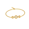 Golden Diamond Bud Bracelet