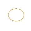 Dazzling Gold Floral Diamond Bracelet