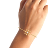 Golden Floret Diamond Bracelet