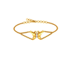 Golden Butterfly Diamond Bracelet