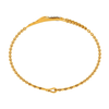 Asymmetric Gold Motif Diamond Bracelet