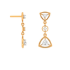 18KT Gold And Diamond Earrings For Women With Precision Of Its Kind