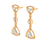 18KT Gold And Diamond Earrings For Women With Precision Of Its Kind