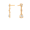 18KT Gold And Diamond Earrings For Women With Precision Of Its Kind