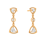 18KT Gold And Diamond Earrings For Women With Precision Of Its Kind