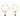 Circular Dangler Earrings