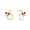 Glittering Diamond Stud Earrings