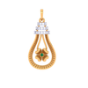 Sparkling Dangle Diamond Pendant