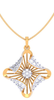 Immaculately Crafted Gold Diamond Pendant 