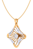 Immaculately Crafted Gold Diamond Pendant 