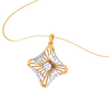 Immaculately Crafted Gold Diamond Pendant 