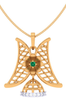 Glow Chain Gold Diamond Pendant 