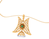 Glow Chain Gold Diamond Pendant 