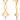 Accurately Crafted Diamond Gold Jhumka 