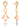 Accurately Crafted Diamond Gold Jhumka 
