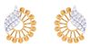 Latest Diamond Earrings Design With Gold