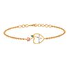 Pure Heart Gold & Diamond Bracelet