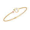 Pure Heart Gold & Diamond Bracelet