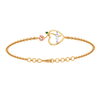 Pure Heart Gold & Diamond Bracelet