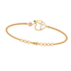 Pure Heart Gold & Diamond Bracelet