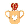 Cup Of Love 18K Gold Pendant 