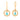18K Gold Casual Earrings