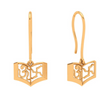 18K OM Swastik Premium Gold Earrings  Design