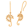 18k OM Motif Dangler Earrings From Online Collection