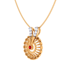 Auspicious 18 Karat Yellow Gold And Diamond Pendant