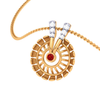 Auspicious 18 Karat Yellow Gold And Diamond Pendant