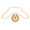 Auspicious 18 Karat Yellow Gold And Diamond Pendant