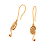 Enticing Petite Drop 18K Gold Earrings