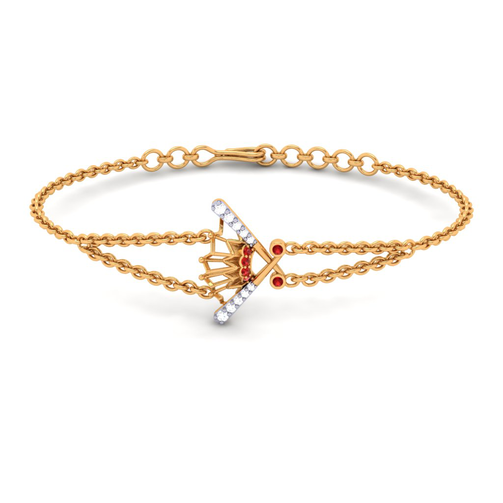 Auspicious Yellow Gold And Diamond Pendant