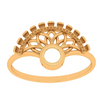 Elegant Floral Gold Ring 