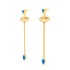 18K Monsoon Special Dainty Gold Earring Design