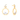 Sunshine-Themed Gold Diamond Earrings For Monsoon