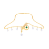 Unique Aquarius Themed 18k Gold and Diamond Necklace From PC Chandra Online Exclusive Collection